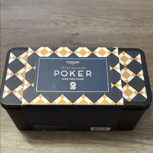Texas Hold'em Poker Set - Black and Gold